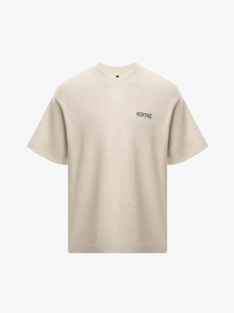Áo Thun In Thêu Heritage Sau Lưng Form Loose AT157