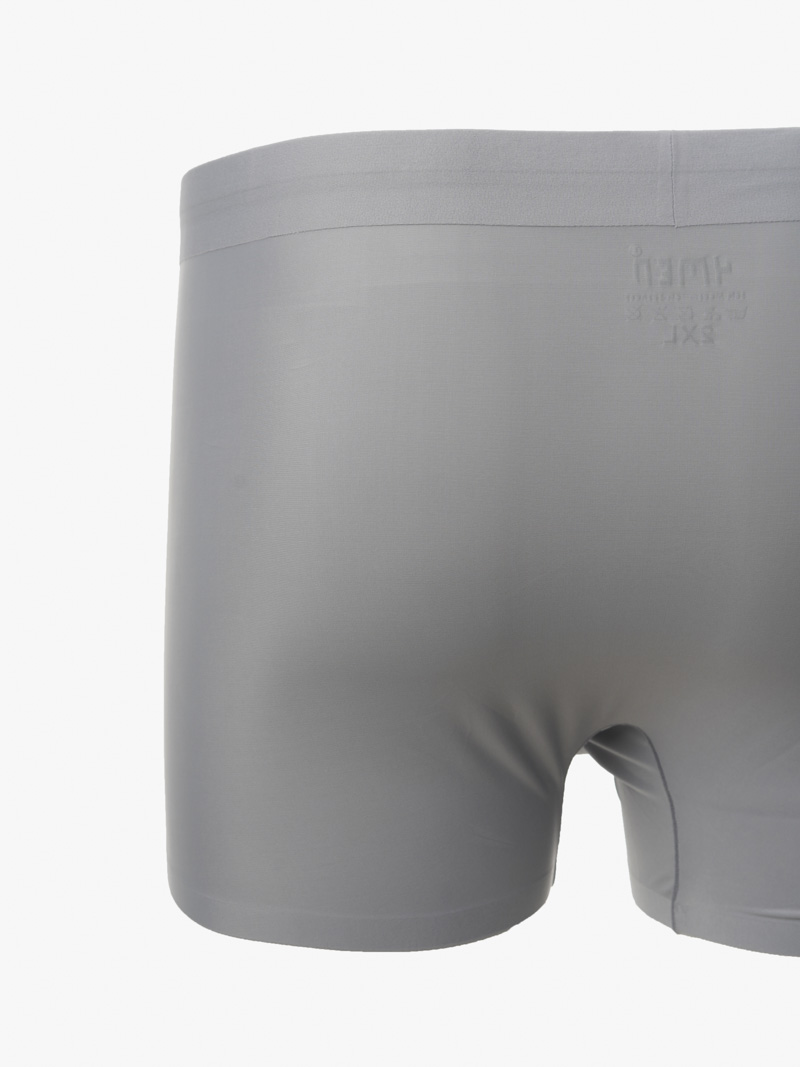 Quần Boxer Thun Lạnh In Logo 4MEN QL062 Màu Xám