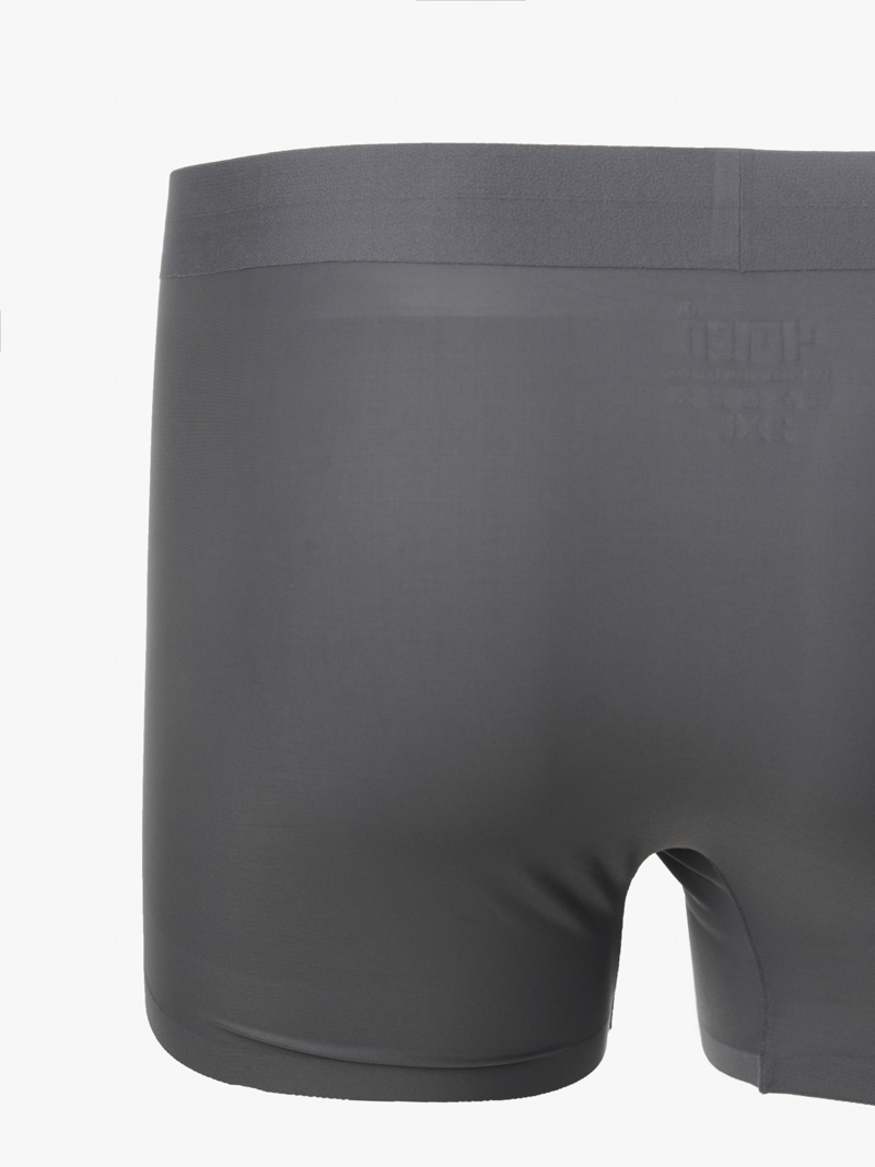 Quần Boxer Thun Lạnh In Logo 4MEN QL062 Màu Xám Đậm