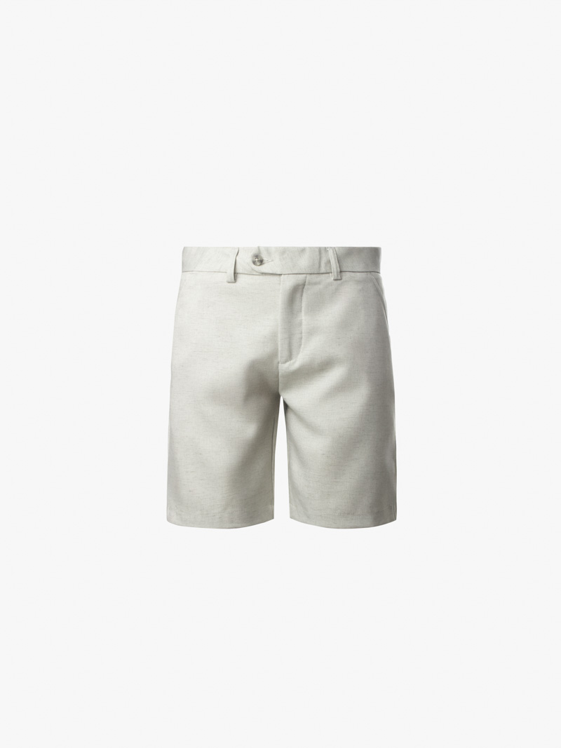 Quần Short Linen Trơn Form Straight QS068
