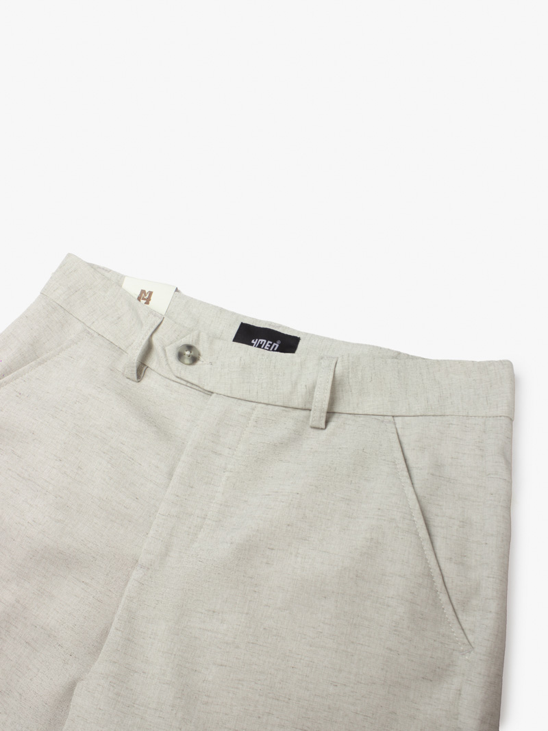 Quần Short Linen Trơn Form Straight QS068