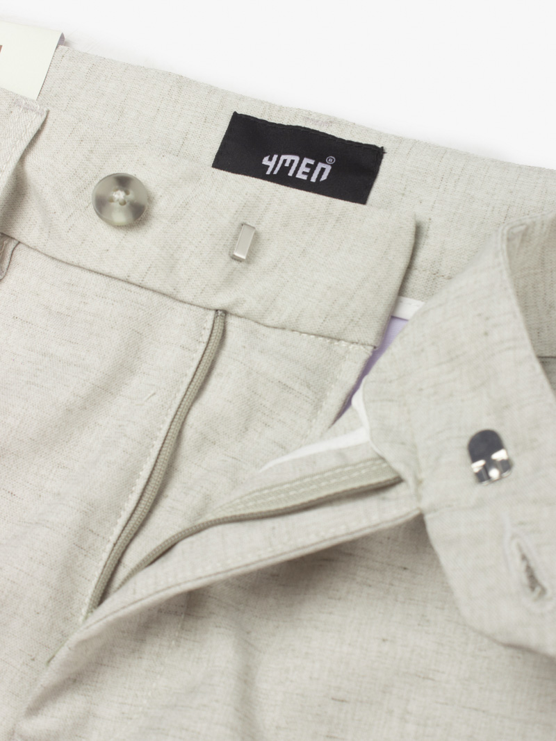 Quần Short Linen Trơn Form Straight QS068