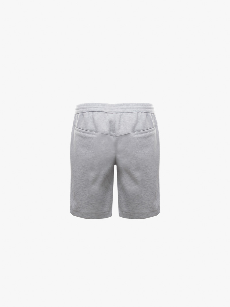 Quần Short Thun Trơn Form Regular QS072 Màu Xám
