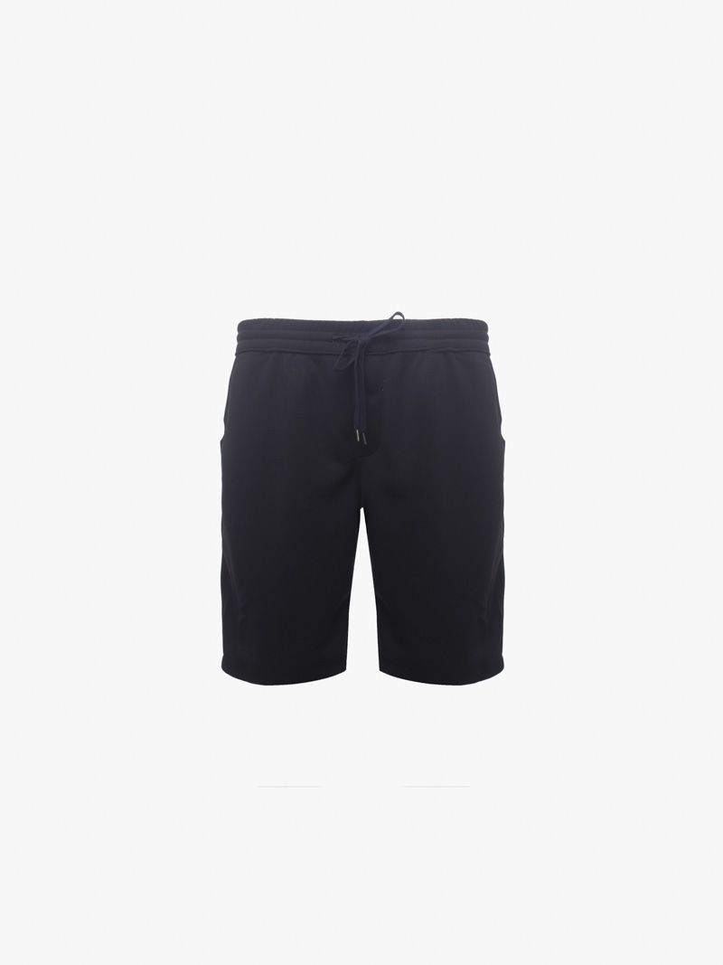 Quần Short Thun Trơn Form Regular QS072 Màu Xanh Đen