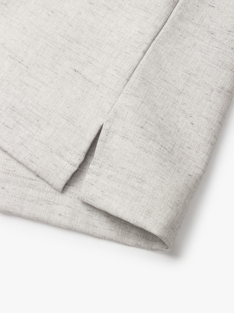 Áo Sơ Mi Linen Xám Thêu Hình Mỏ Neo 4M Form Regular SM186 Màu Xám