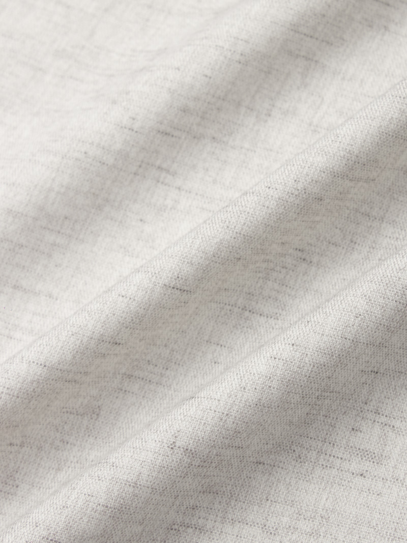 Áo Sơ Mi Linen Xám Thêu Hình Mỏ Neo 4M Form Regular SM186 Màu Xám