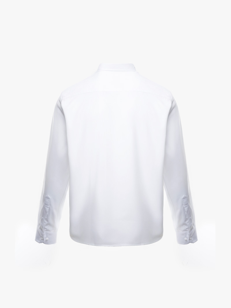 Áo Sơ Mi Tay Dài Vải Bamboo Thêu Chữ Liberty M Form Slimfit SM188