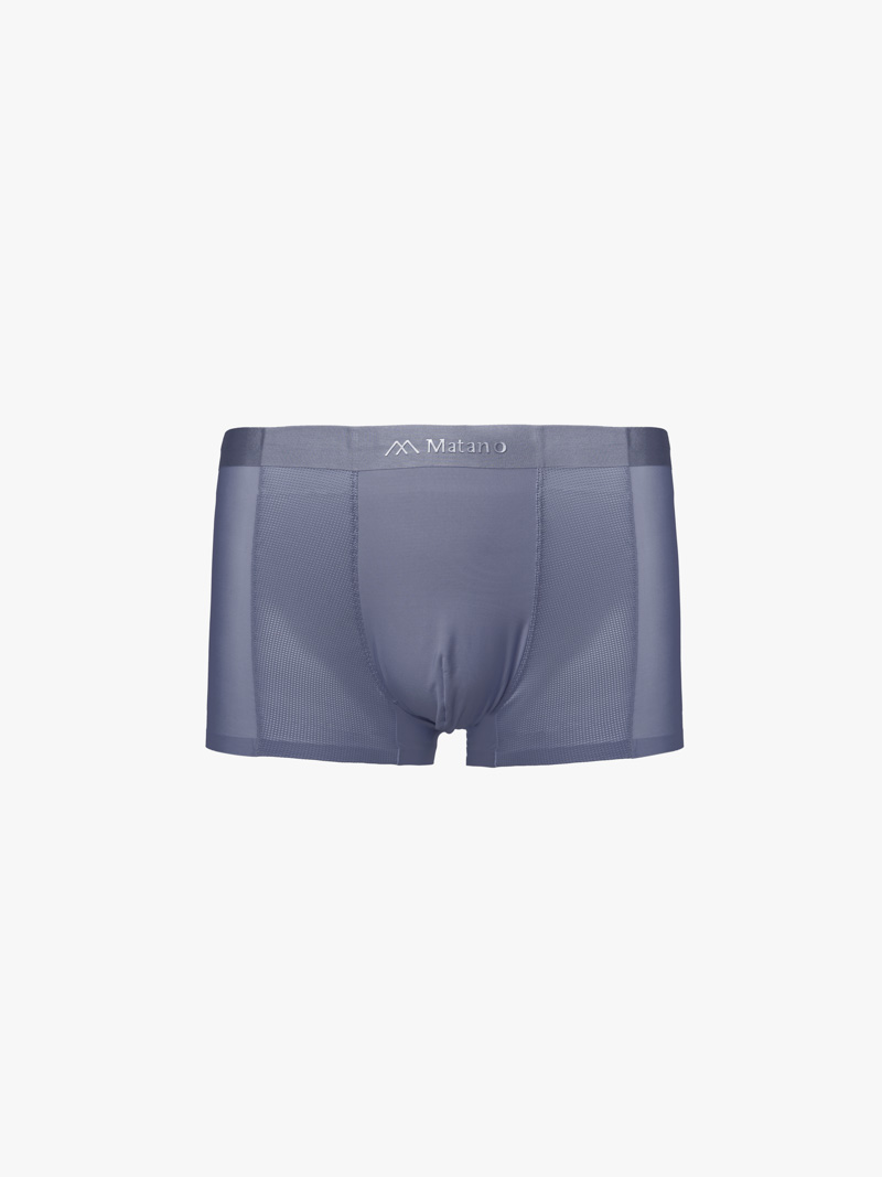 Quần Boxer Lụa Băng Phối Lưới Hai Bên QL068 Màu Xanh Đen
