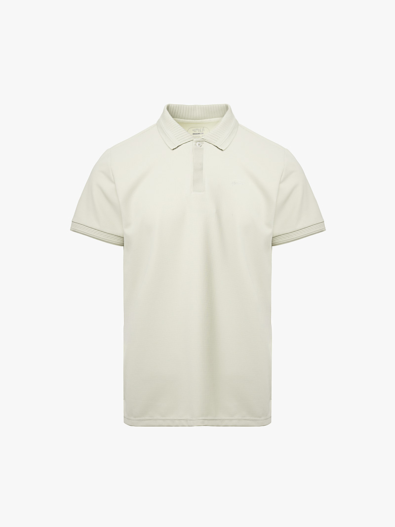 Áo Polo Cool-X Thêu Logo Tròn 4M Form Regular PO167 Màu Be