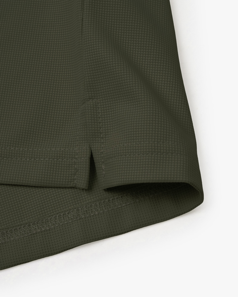 Áo Polo Cool-X Thêu Logo Tròn 4M Form Regular PO167 Màu Nâu