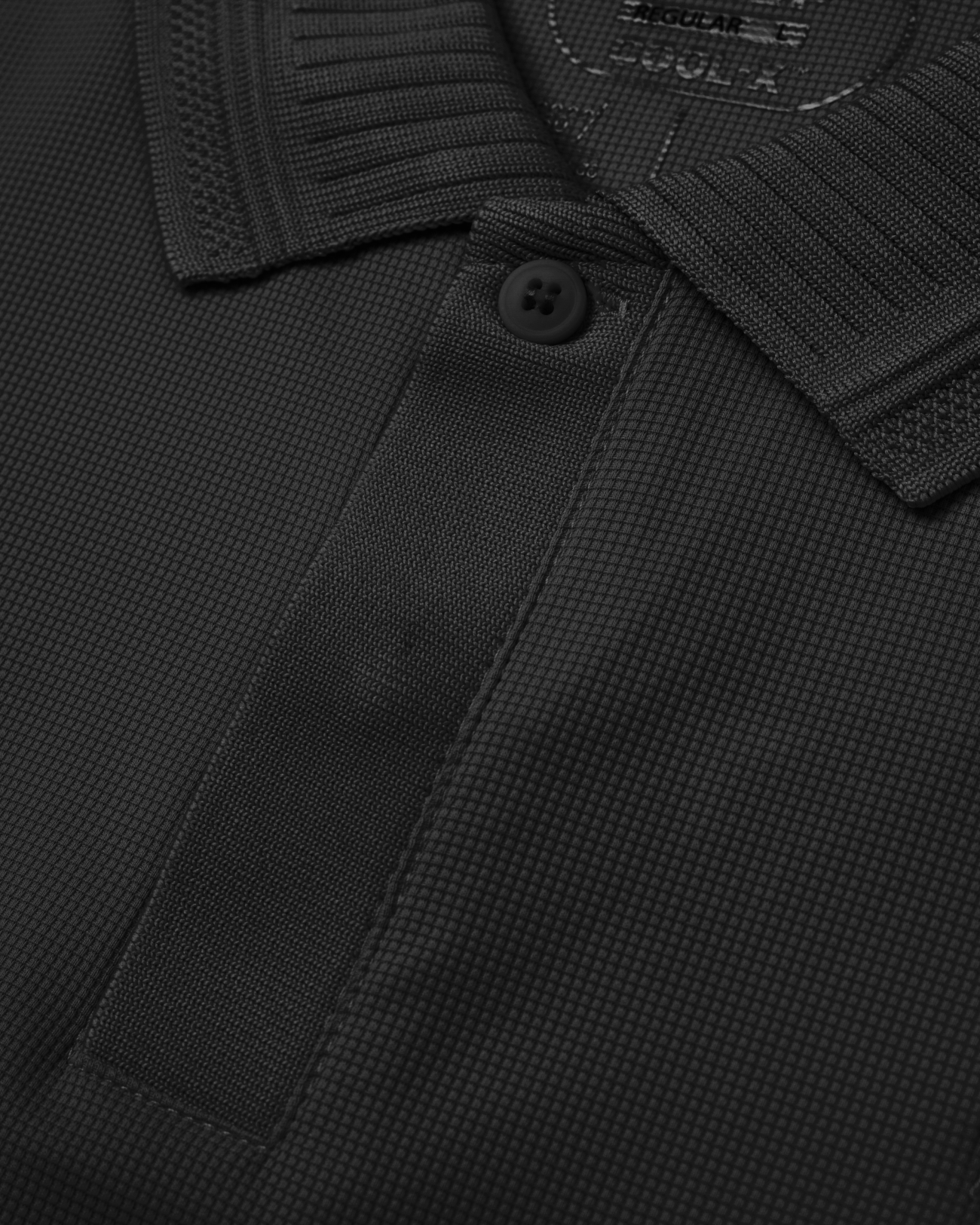 Áo Polo Cool-X Thêu Logo Tròn 4M Form Regular PO167 Màu Đen