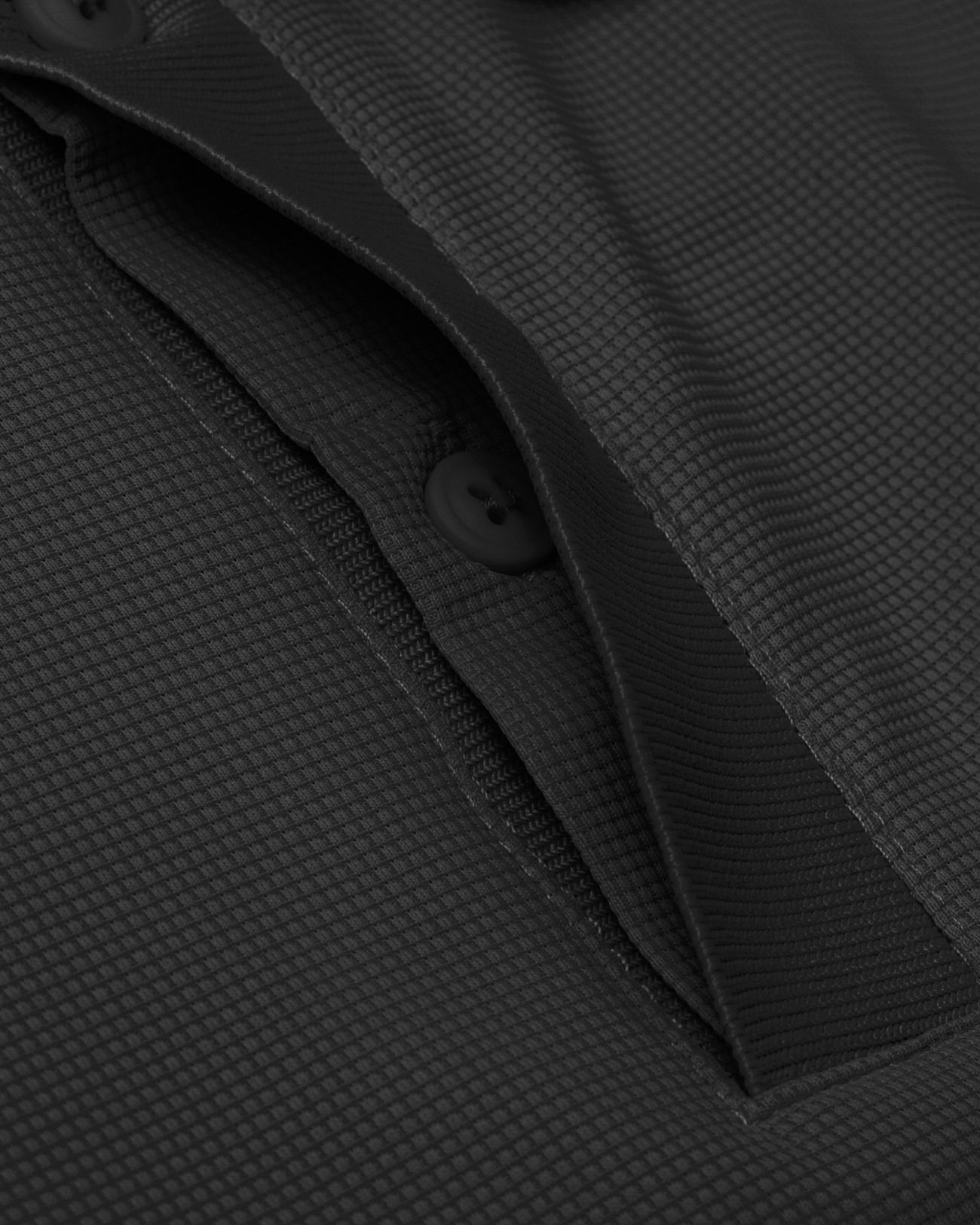Áo Polo Cool-X Thêu Logo Tròn 4M Form Regular PO167 Màu Đen