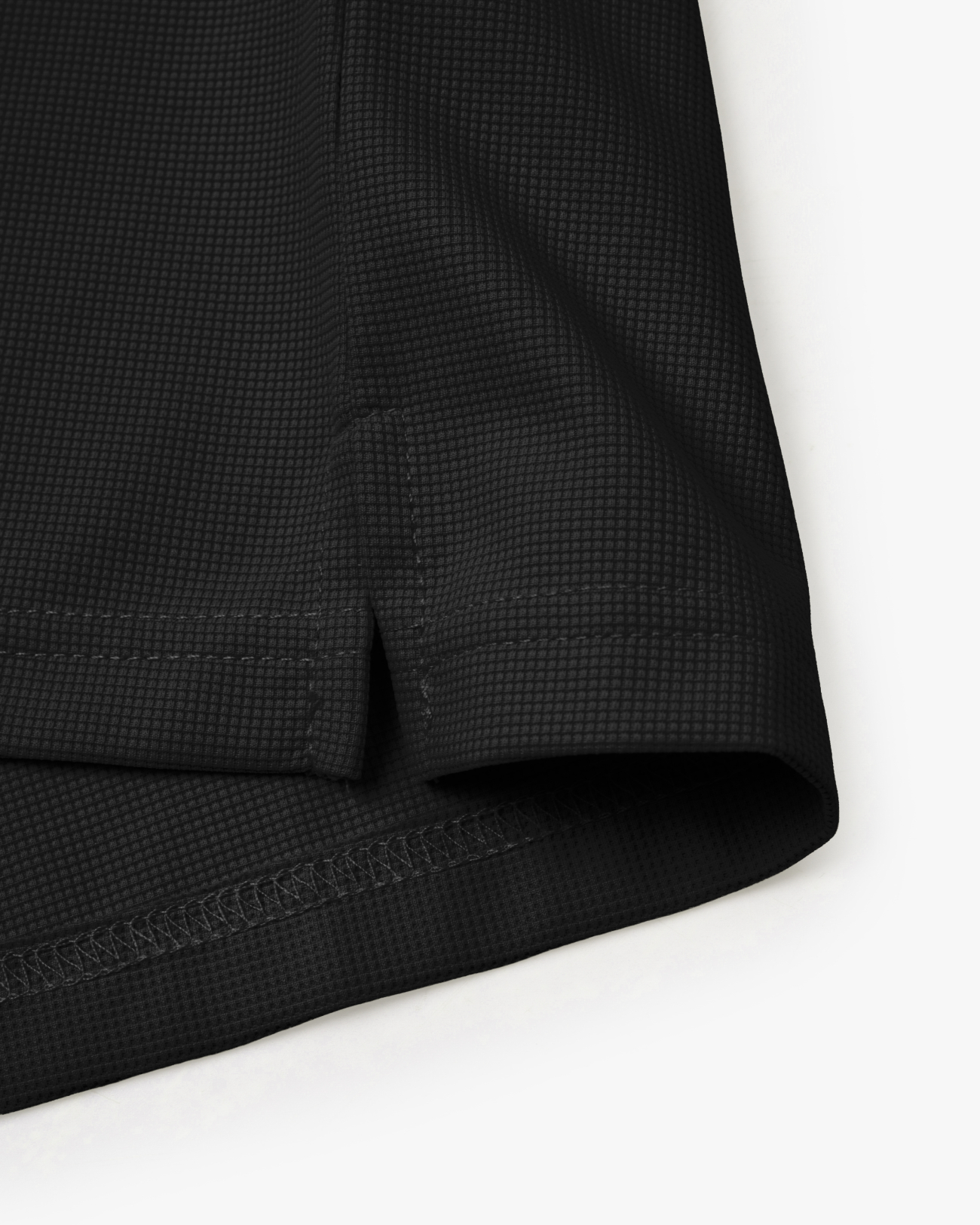 Áo Polo Cool-X Thêu Logo Tròn 4M Form Regular PO167 Màu Đen