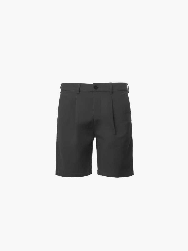 Quần Short Kaki Diễu 2 Bên Miệng Túi Form Straight QS074 Màu Đen - Mã ...