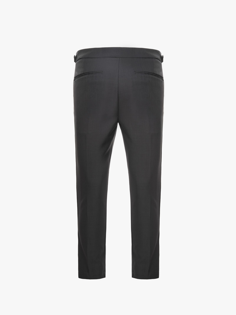 Quần Tây Sidetab Trơn Form Slimfit QT069 Màu Xám