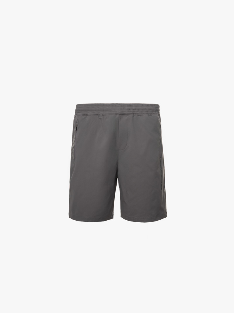 Quần Short Thể Thao In Chữ Active 4MEN Form Regular QS080 Màu Xám