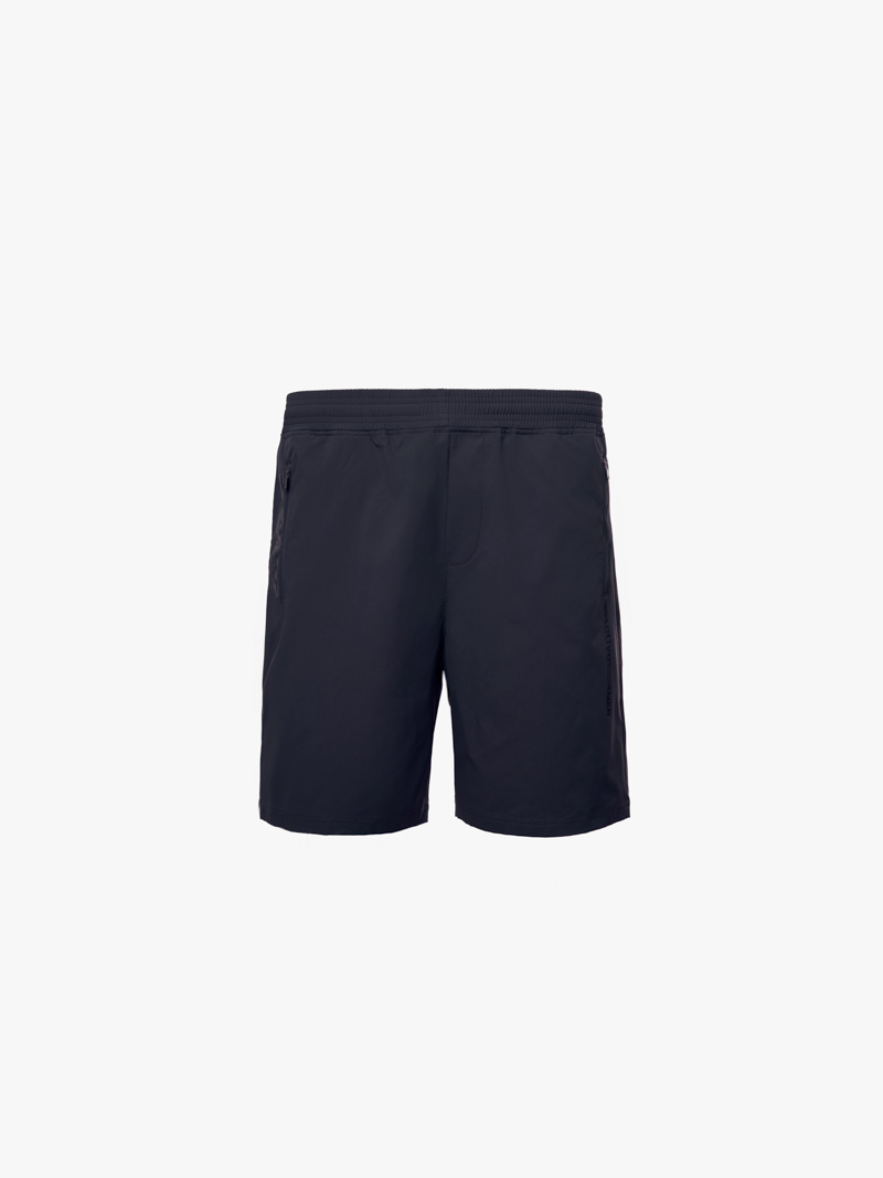 Quần Short Thể Thao In Chữ Active 4MEN Form Regular QS080 Màu Xanh Đen