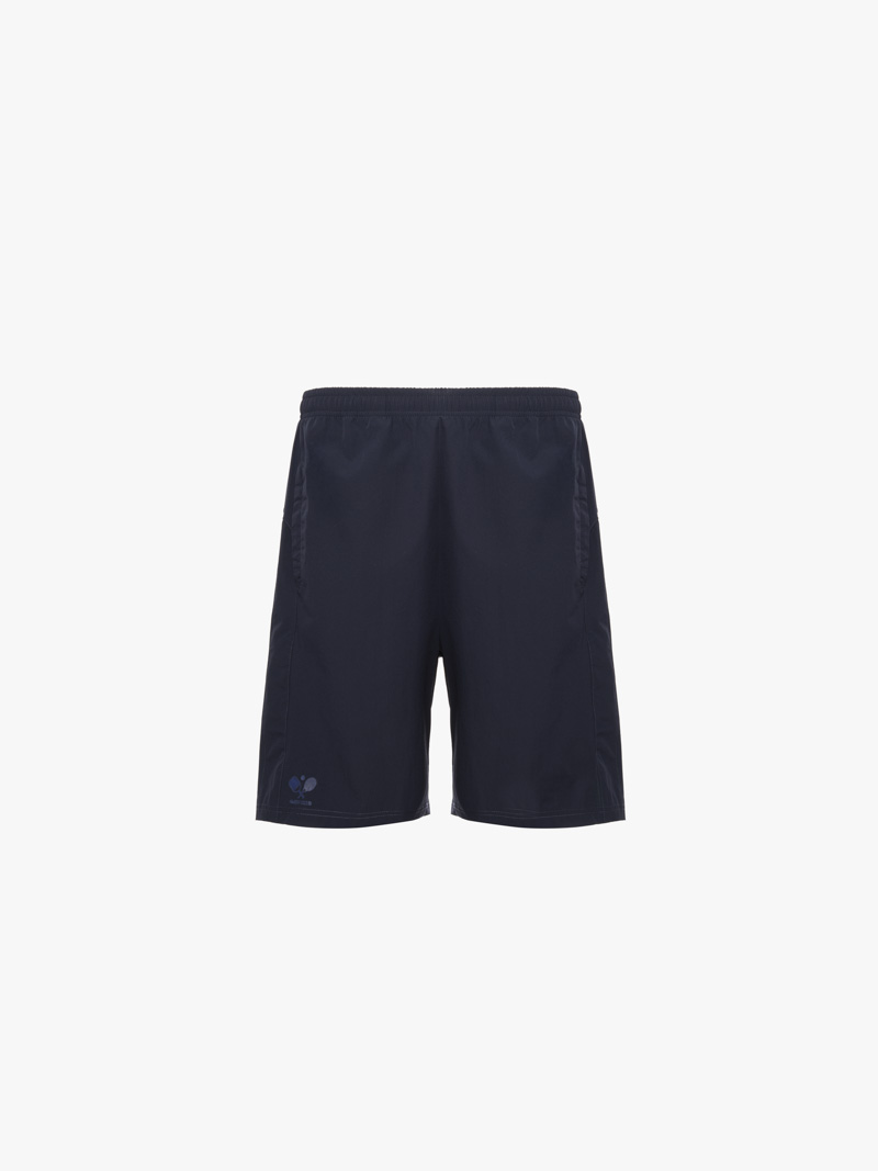 Quần Short Thể Thao In Logo 4Men Club Form Regular QS079 Màu Xanh Đen