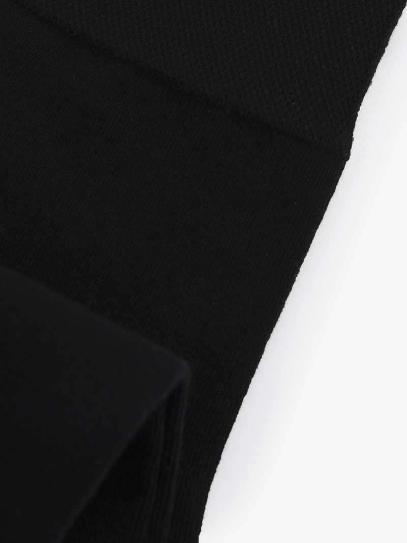 Vớ Thể Thao Cổ Cao Sợi Cotton Thấm Hút VO133 Màu Đen