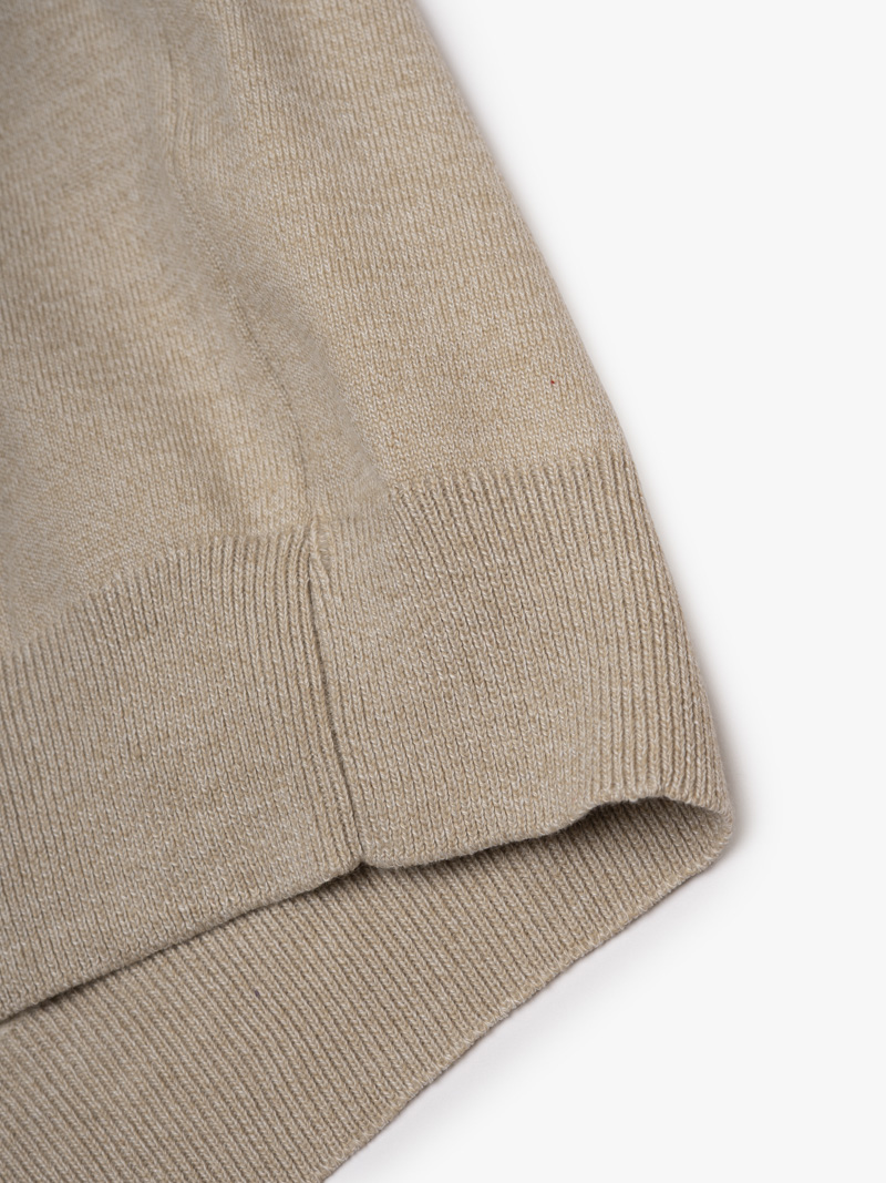 Áo Len Cổ Lọ Thêu 4M Ở Cổ Form Regular AL015 Màu Be