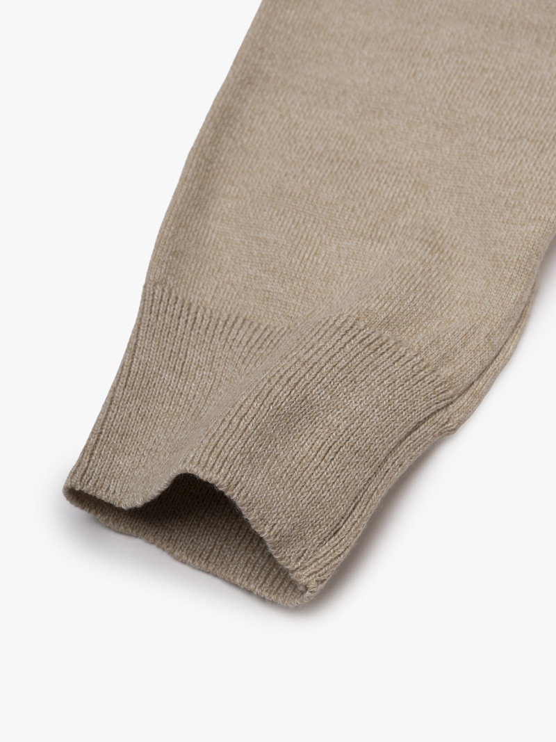 Áo Len Cổ Lọ Thêu 4M Ở Cổ Form Regular AL015 Màu Be