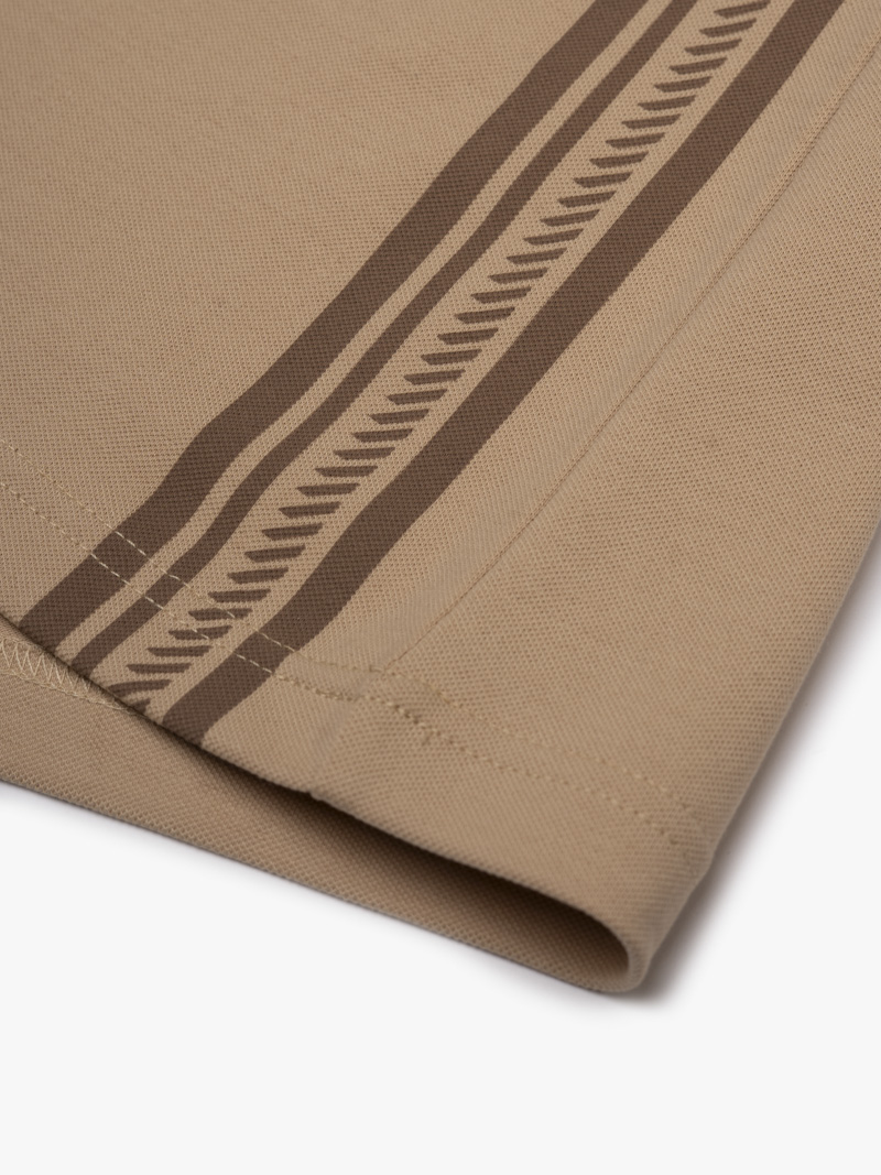 Áo Polo Cá Sấu In 2 Bên Sườn Form Regular PO175 Màu Be