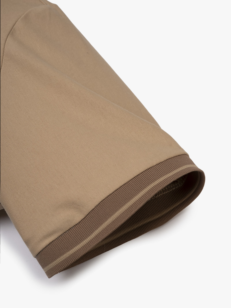 Áo Polo Cá Sấu In 2 Bên Sườn Form Regular PO175 Màu Be