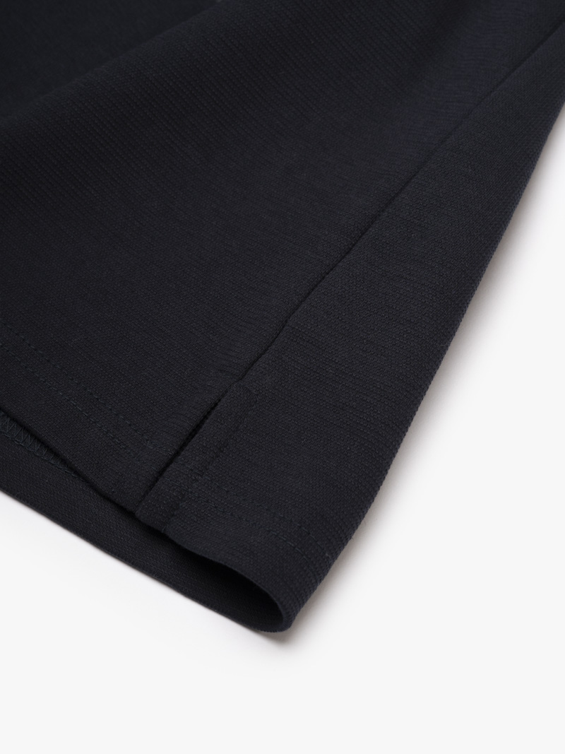 Áo Polo Phối Bo Cổ Dệt Mè Form Regular PO173 Màu Xanh Đen