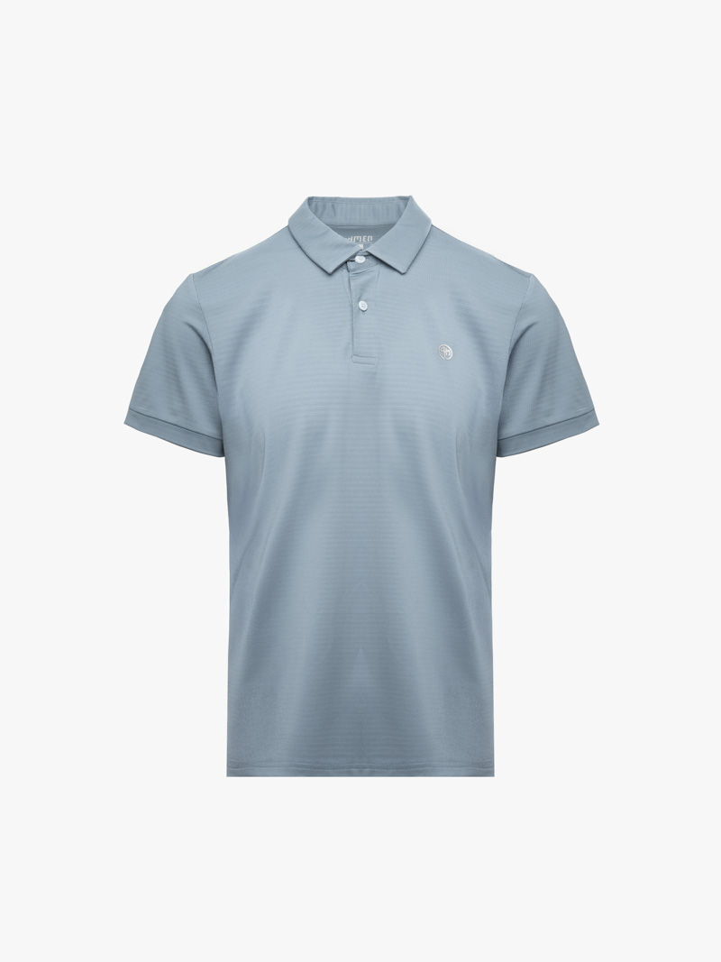 Áo Polo Thể Thao In Logo 4M Tròn Form Regular PO171 Màu Xám