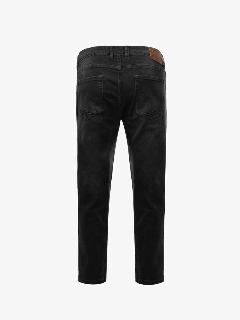 Quần Jean Diễu Túi Sau Form Slimfit QJ117 Màu Đen