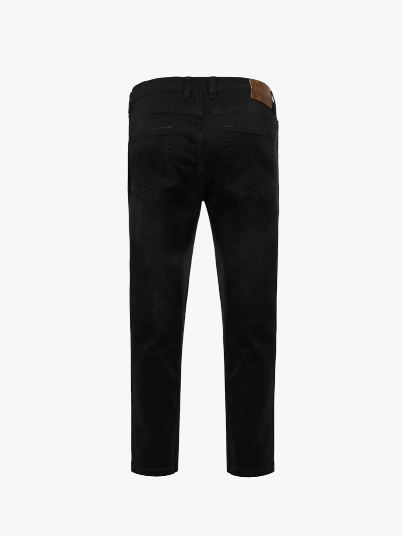 Quần Jean Diễu Túi Sau Form Slimfit QJ117 Màu Đen