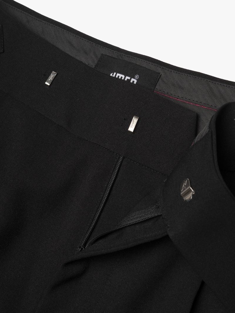 Quần Tây Sidetab 2 Bên Form Regular QT070 Màu Đen