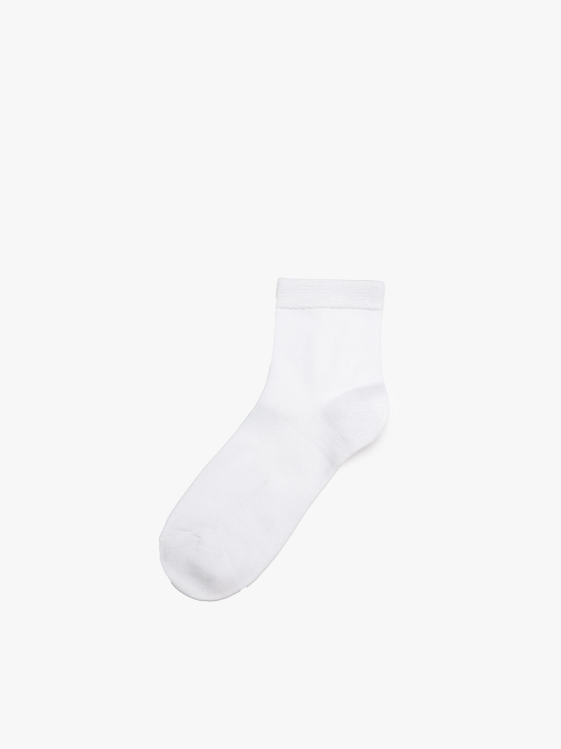 Vớ Công Sở Cổ Trung Sợi Bamboo Kháng Khuẩn Khử Mùi VO148 Màu Trắng