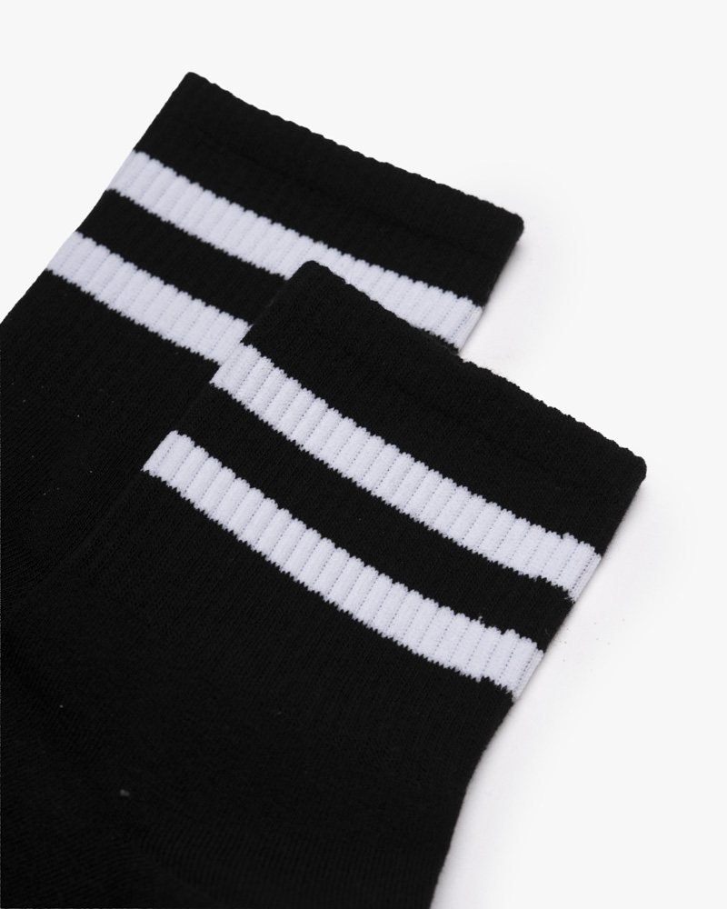 Vớ Nam cổ cao phối màu VO150 Màu Đen