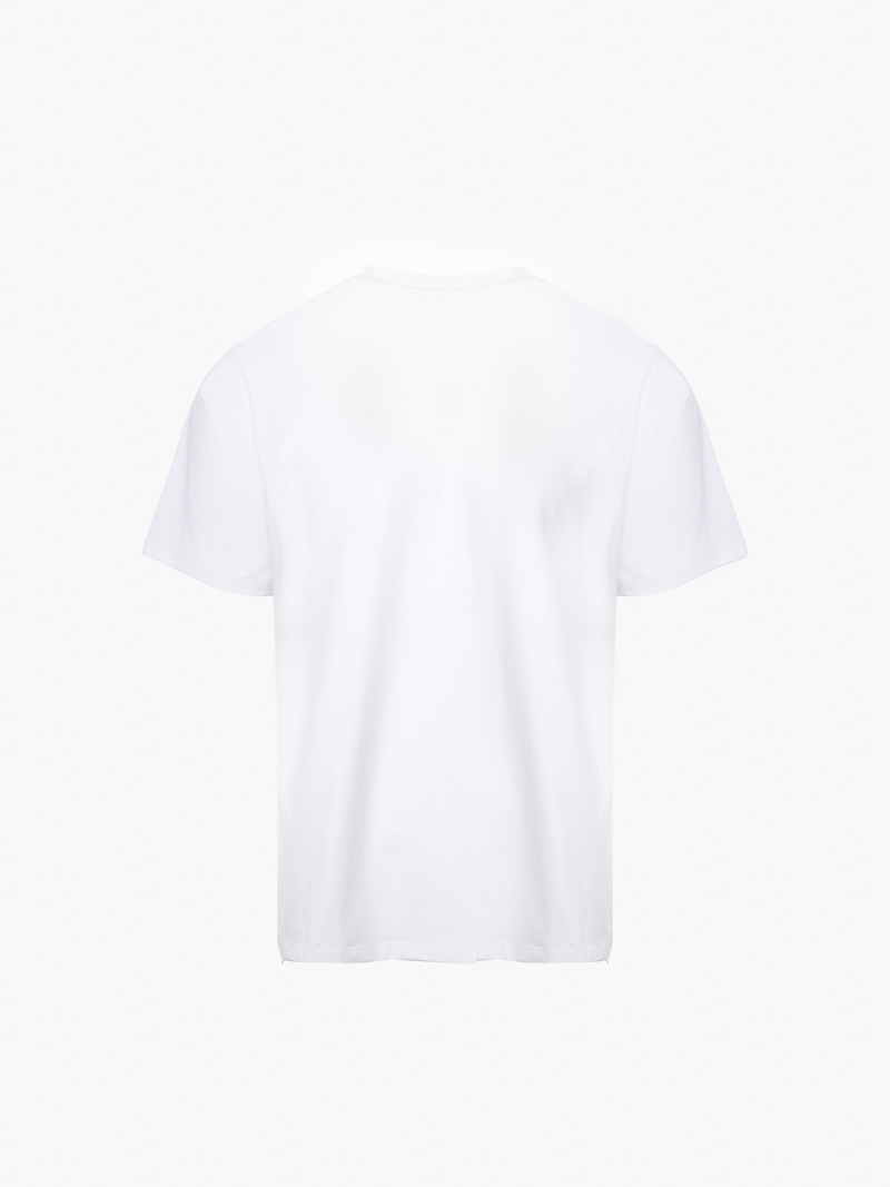 Áo Thun Cổ Tròn Trơn Form Modern AT186 Màu Trắng