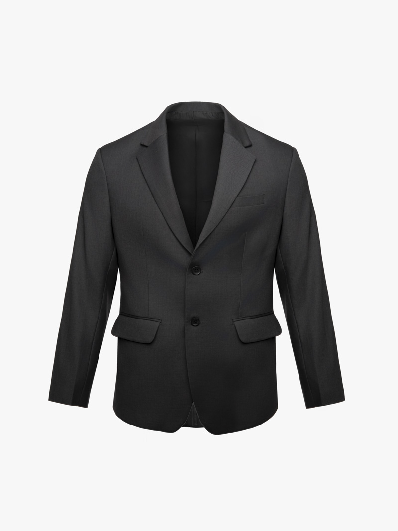 Áo Thun Dệt Kim Họa Tiết Form Slimfit AT182 Màu Xám Đậm