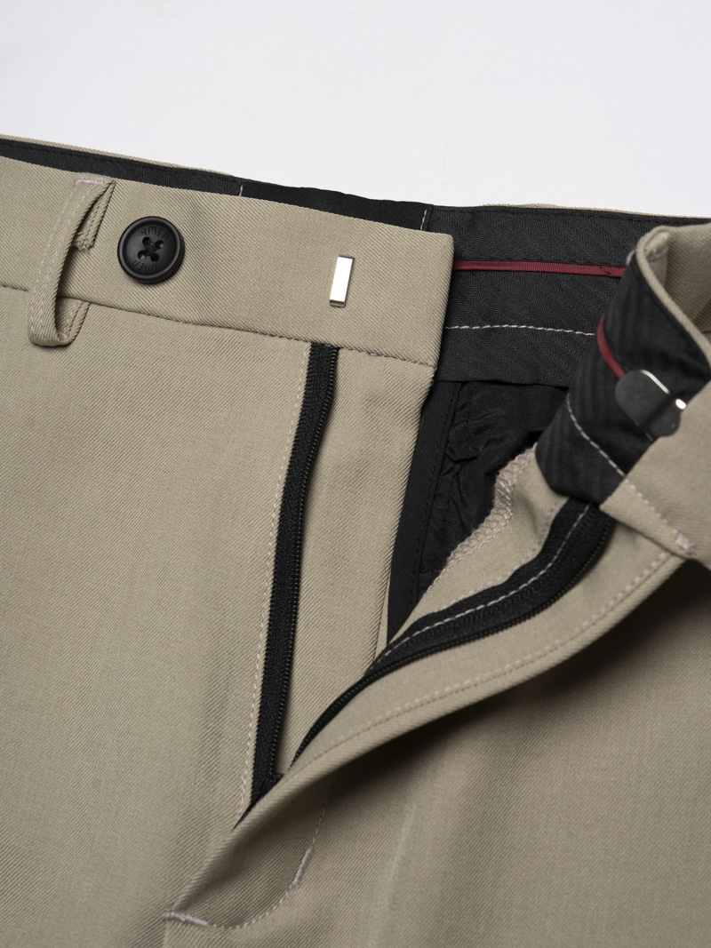 Quần Tây Trơn Form Slimfit QT071 Màu Be