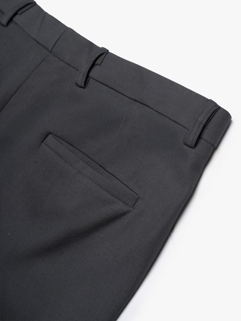 Quần Tây Trơn Form Slimfit QT071 Màu Xám Đậm