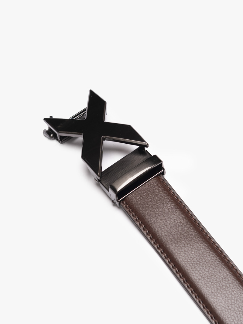 Thắt lưng khóa tự động TL215 Màu Nâu