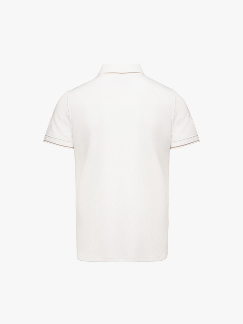 Aó Polo Thêu Đầu Ngựa Ở Ngực Form Slimfit PO181 Màu Trắng