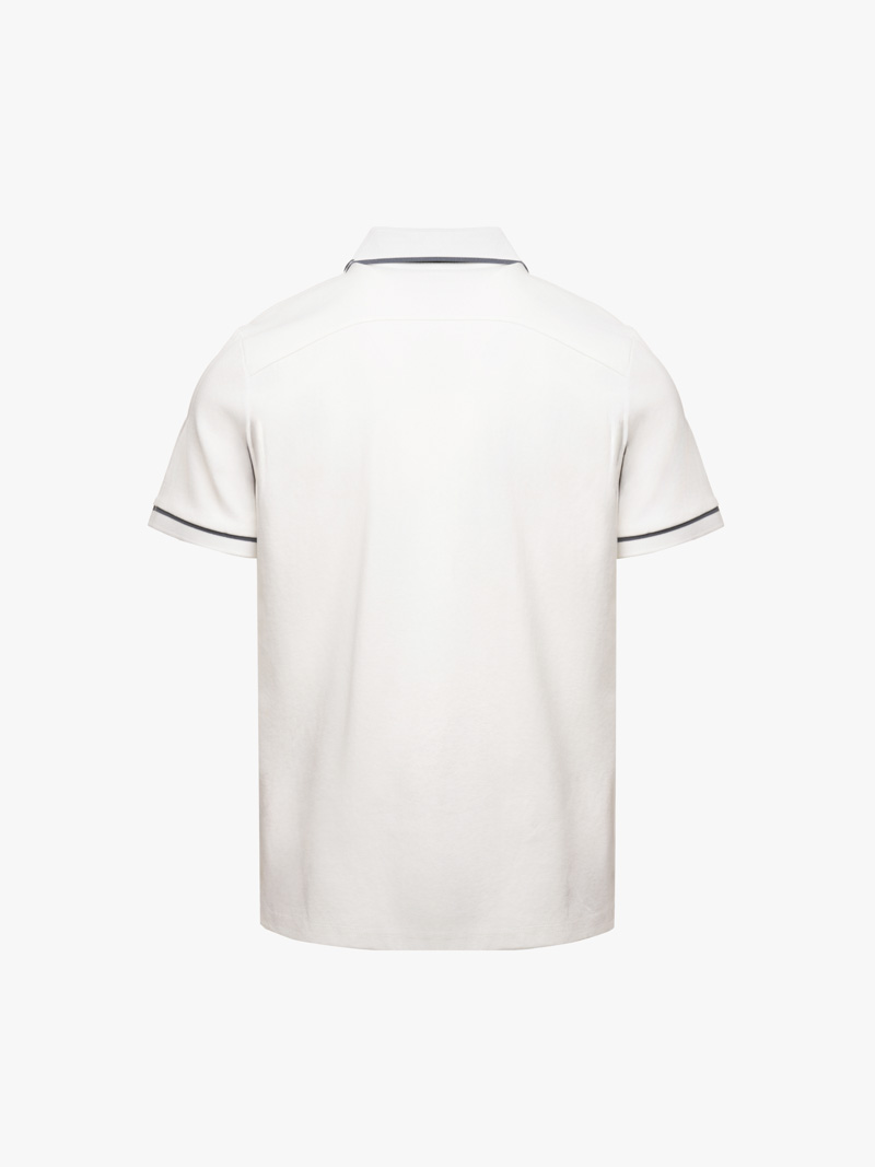 Aó Polo Thêu Logo Ngựa Dưới Lai Form Regular PO182 Màu Trắng