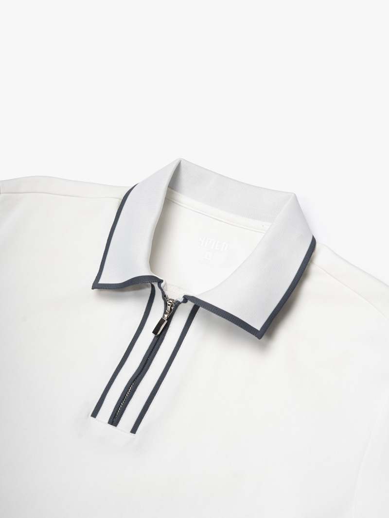 Aó Polo Thêu Logo Ngựa Dưới Lai Form Regular PO182 Màu Trắng