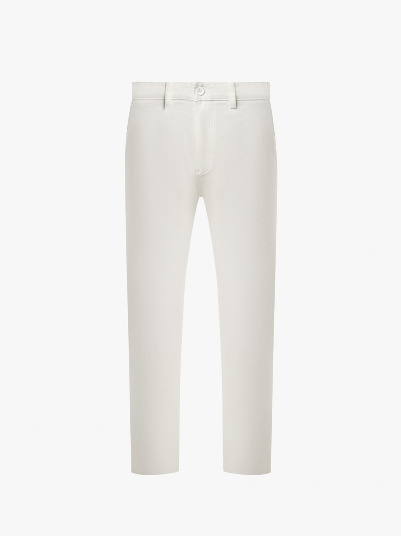 Quần Kaki Trơn Form Slimfit QK032 Màu Trắng