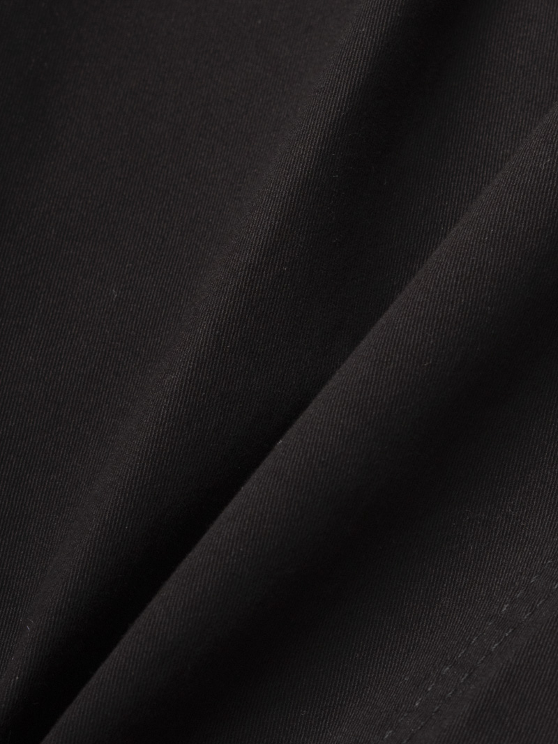 Quần Short Kaki Trơn Form Straight QS081 Màu Đen