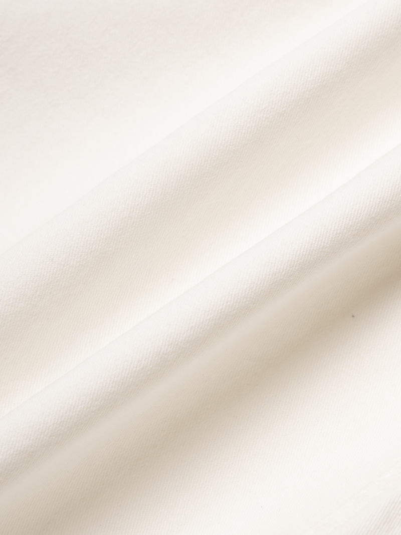 Quần Short Kaki Trơn Form Straight QS081 Màu Trắng