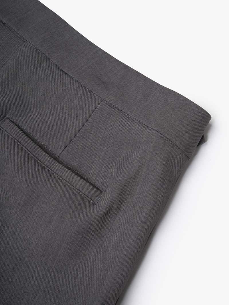 Quần Short Sidetab Trơn Form Straight QS083 Màu Xám