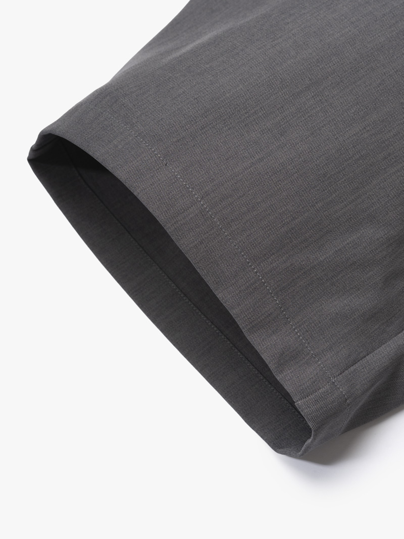 Quần Short Sidetab Trơn Form Straight QS083 Màu Xám