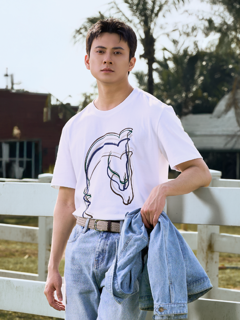 Áo Thun In Đầu Ngựa 4 Màu Form Relax AT184