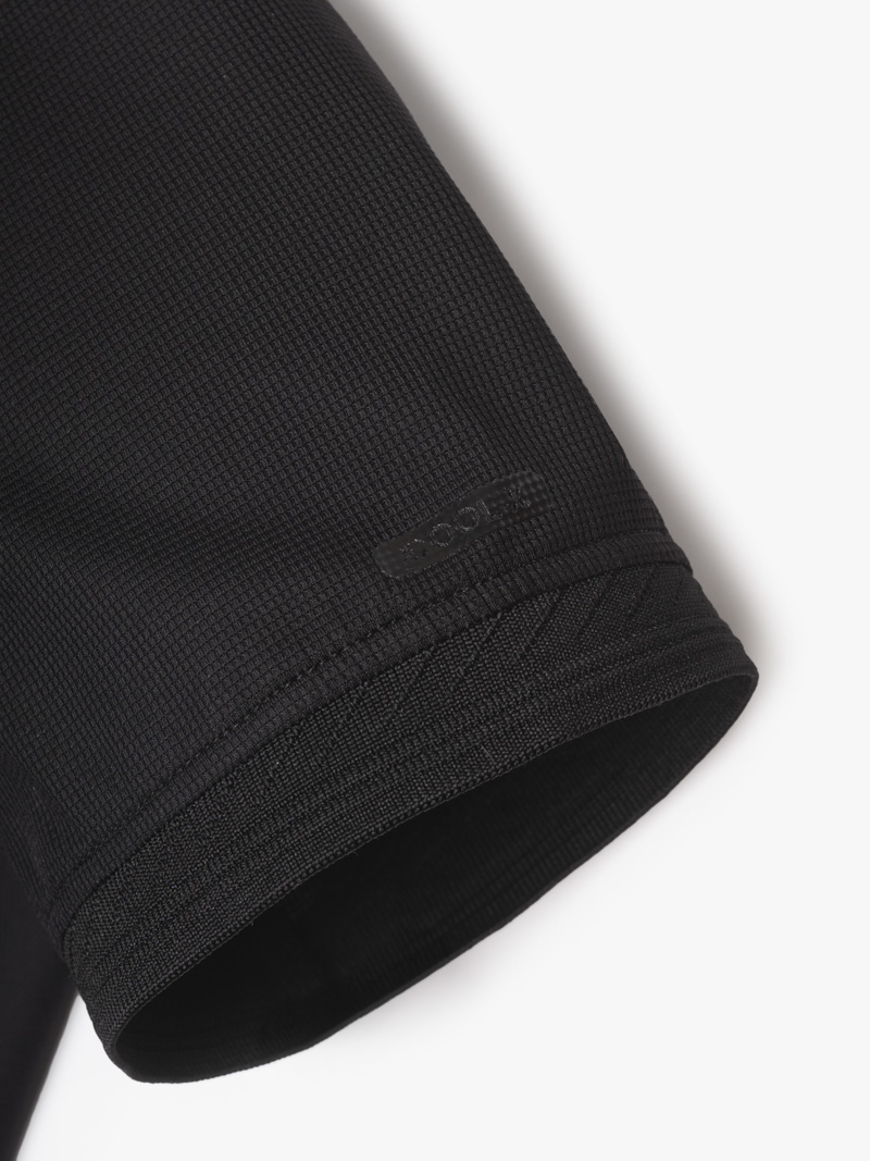 Áo Polo Cool-X In Logo Bông Tuyết Form Regular PO185 Đen