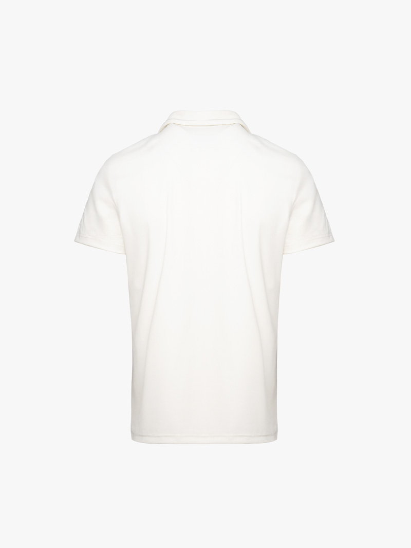 Áo Polo Cool-X In Viền Bo Cổ Form Slimfit PO186 Trắng